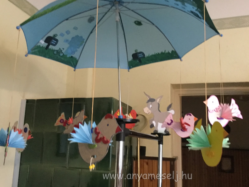 Mesés madarak és az esernyő