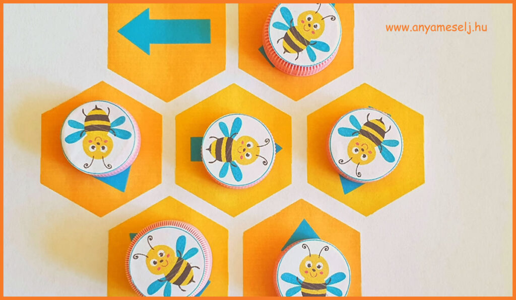 méhecske - játék - sok méhecske